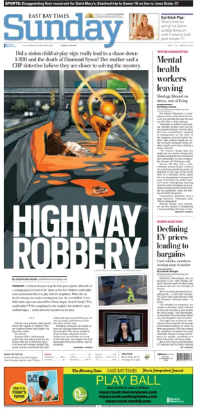 Cover of East Bay Times