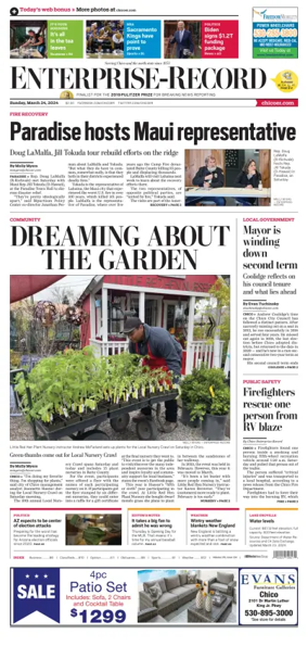 Cover of Enterprise-Record (Chico)