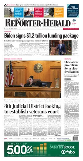 Cover of Loveland Reporter-Herald