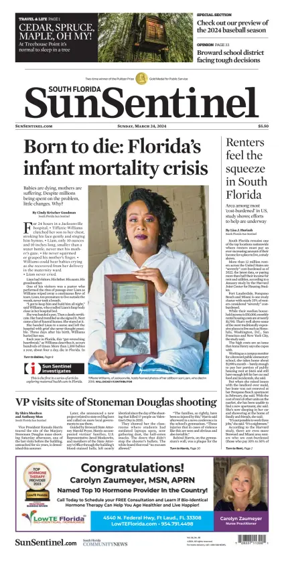 Cover of South Florida Sun-Sentinel (Sunday)