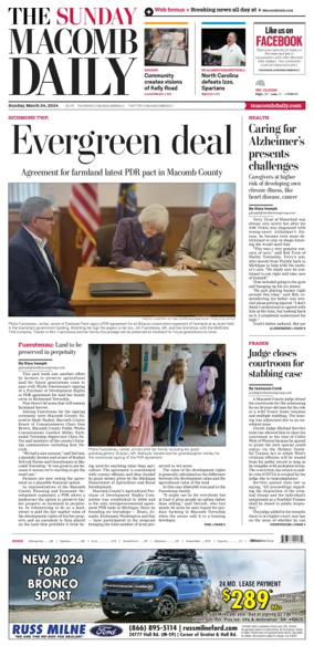 Cover of The Macomb Daily