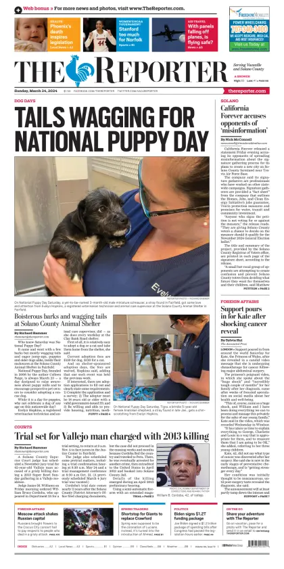 Cover of The Reporter (Vacaville)