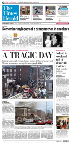 Cover of The Times Herald (Norristown, PA)