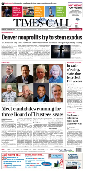 Cover of Times-Call (Longmont)