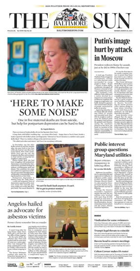 Cover of Baltimore Sun