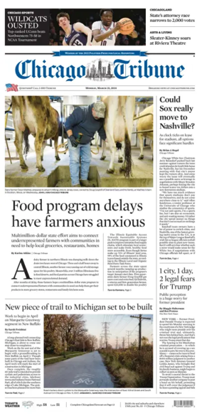 Cover of Chicago Tribune