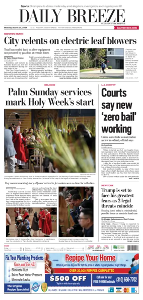 Cover of Daily Breeze (Torrance)