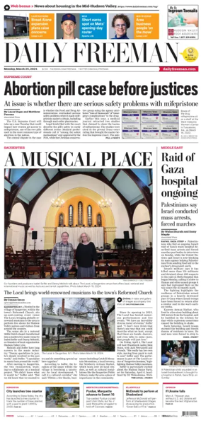 Cover of Daily Freeman (Kingston, NY)