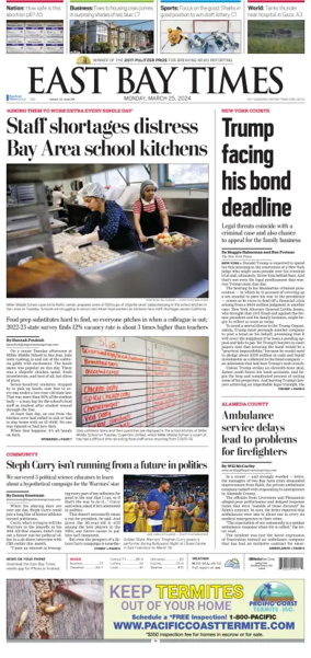 Cover of East Bay Times