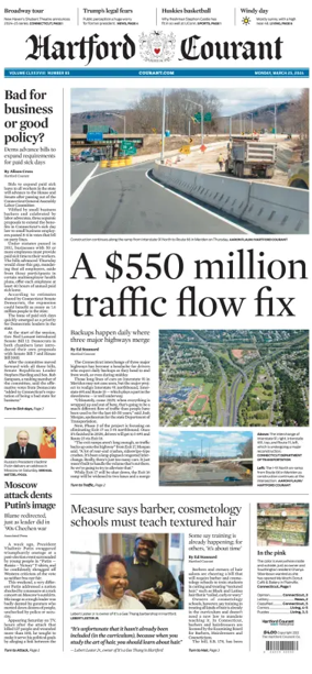 Cover of Hartford Courant