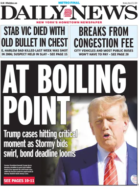 Cover of New York Daily News