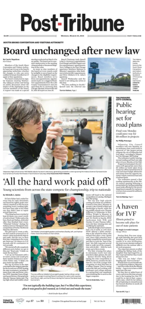 Cover of Post-Tribune