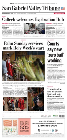 Cover of San Gabriel Valley Tribune