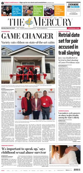 Cover of The Mercury (Pottstown, PA)