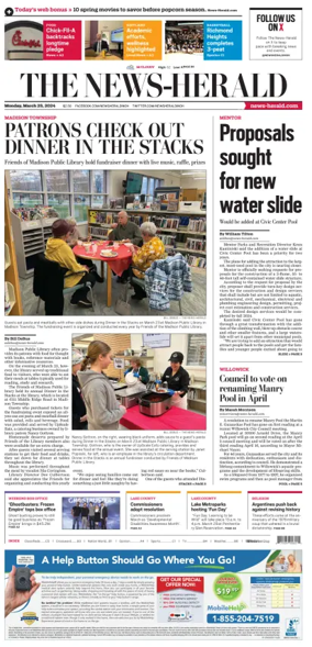 Cover of The News Herald (Willoughby, OH)