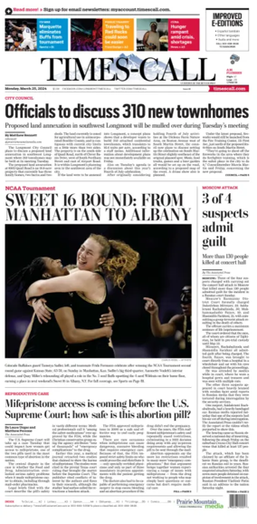 Cover of Times-Call (Longmont)