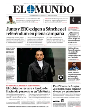 Cover of El Mundo Primera Edición Int