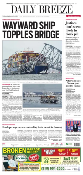 Cover of Daily Breeze (Torrance)