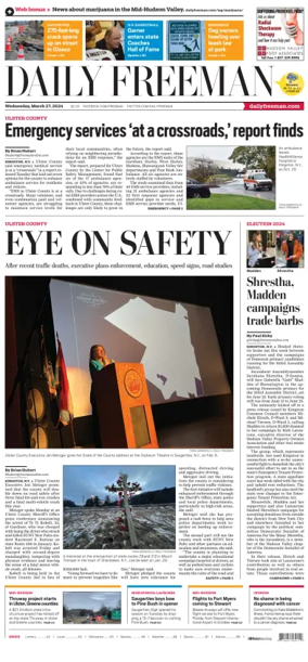 Cover of Daily Freeman (Kingston, NY)