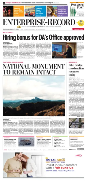 Cover of Enterprise-Record (Chico)