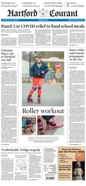Cover of Hartford Courant