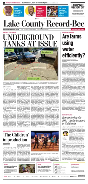Cover of Lake County Record-Bee