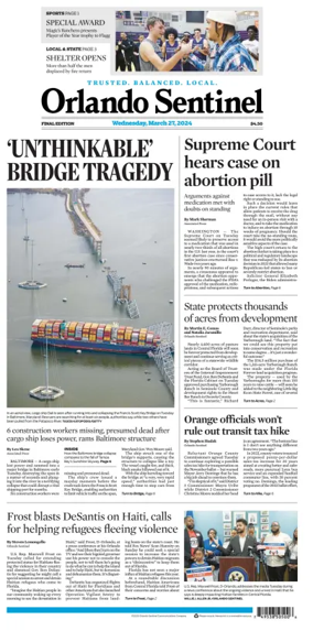 Cover of Orlando Sentinel