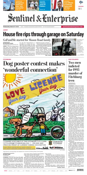 Cover of Sentinel & Enterprise