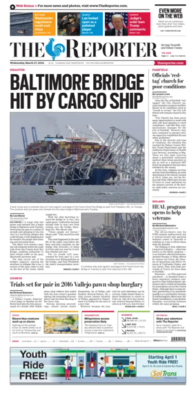 Cover of The Reporter (Vacaville)