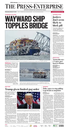 Cover of The Riverside Press-Enterprise