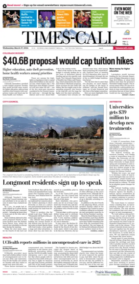 Cover of Times-Call (Longmont)