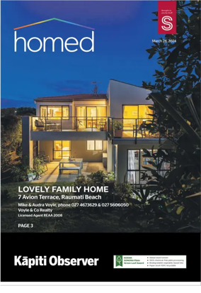 Cover of Homed Kapiti Observer