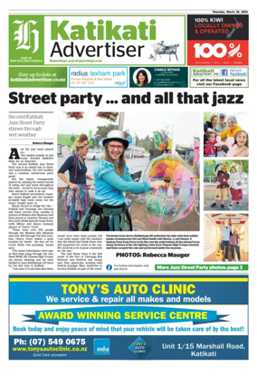 Cover of Katikati Advertiser