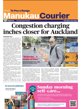 Cover of Manukau Courier