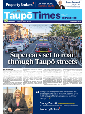Cover of Taupo Times