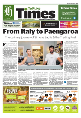 Cover of Te Puke Times