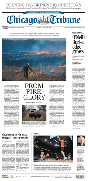 Cover of Chicago Tribune