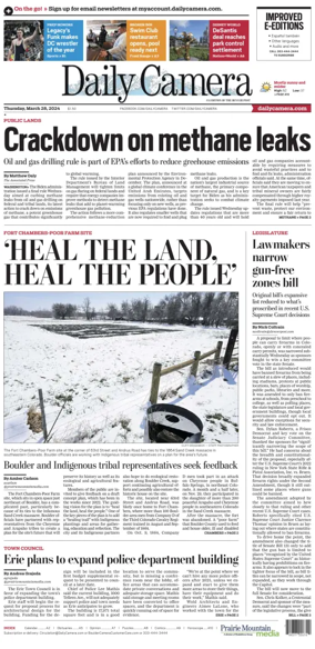 Cover of Daily Camera (Boulder)