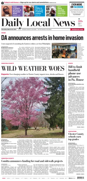 Cover of Daily Local News (West Chester, PA)
