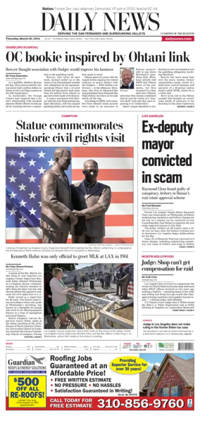 Cover of Daily News (Los Angeles)