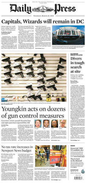 Cover of Daily Press