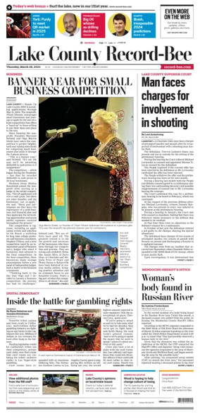Cover of Lake County Record-Bee