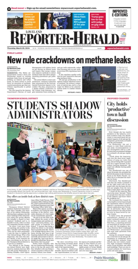 Cover of Loveland Reporter-Herald