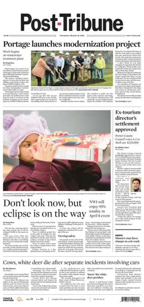 Cover of Post-Tribune