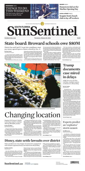 Cover of Sun Sentinel Palm Beach Edition