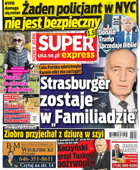 Cover of Super Express Nowy Jork