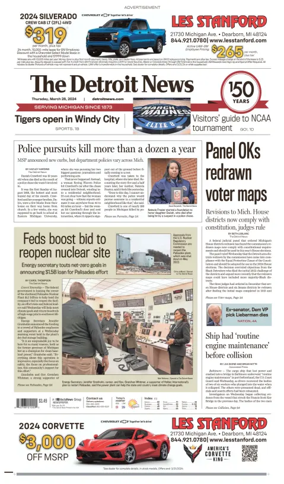 Cover of The Detroit News