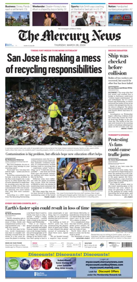 Cover of The Mercury News