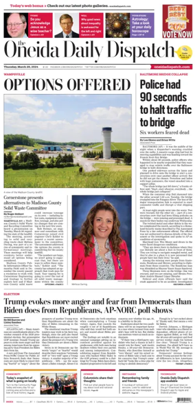 Cover of The Oneida Daily Dispatch (Oneida, NY)