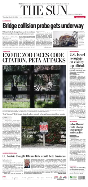 Cover of The Sun (San Bernardino)